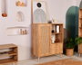 Hanah Home Hazeran Multi Armario Multiusos en Roble